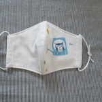 和柄立体マスク（ふくろう②）