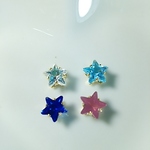 限定１０セット！星のガラスストーン【お色指定６粒】   