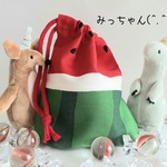 ★(^.^)おっきな赤いスイカ🍉コップ袋★楽しいランチタイムを♪