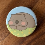 まったりウォンバットの缶バッジ