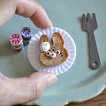 ショコラティエうさぎちゃんのトースト