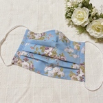 手作りプリーツマスク ローラアシュレイ ノーズワイヤー入り