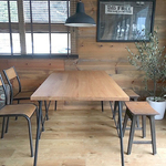 Rustic oak12*60 ダイニングテーブル