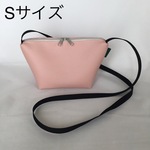 ミニショルダーS *サコッシュ * ピンク *リュクス*フェイクレザー