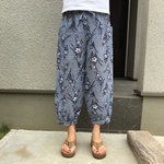 浴衣リメイクもんぺ(絞り風)