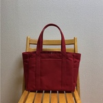 「混合トート」通勤トート「キャニオンレッド」帆布トートバッグ 倉敷帆布8号【受注制作】