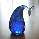 瑠璃色ガラスのリングホルダー