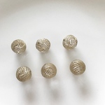 アクリル樹脂パーツ 大ぶり ビーズ ドイツ製アクリル アンティーク クリアビーズ クリア