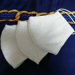 ★夏マスク⑩　新作　ホワイト　レース　おしゃれ　涼しい　コットンレース　ハンドメイド　