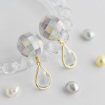 モザイクシェルとしずく×ピアス/イヤリング