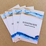 ☆New☆厚＊名入れ無料＊Blue＆Gold marble 縦型
