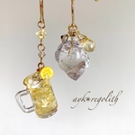 かち割りハイボールピアス/イヤリング