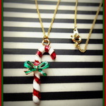 御値下げ再販◆◇◆クリスマスネックレス（ステッキ）◆◇◆