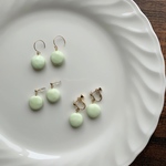 レモンクリソプレーズピアス(イヤリング)