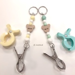 お名前入り【bear series】シューズクリップ