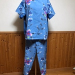 浴衣ひらひら袖ブラウス　セットアップ