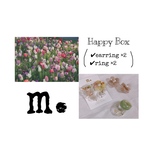 Happy Box ♥ リングと耳飾りのセット（ｲﾔﾘﾝｸﾞ）