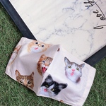累計2000枚突破SALE 夏マスク　USAコットン×ガーゼ  立体マスク　キッズ　大人用　猫　ネコ　ねこ