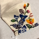 Pさま専用⭐︎【送料無料】手染め紅型の手作り立体マスク/ブーゲンビレア•島ぞうり・ウミガメ〜／6枚セット