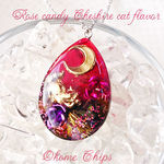Rose candy Cheshire cat flavor オルゴナイトネックレス