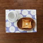 ランチョンマット★あんパン　ラベンダー　北欧【受注生産】