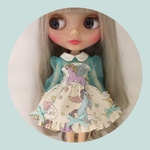 シースルーユニコーンワンピース♡White