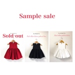 オーダーワンピース　サンプルセール　バックリボンボリュームワンピース　size80