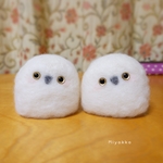 【ご依頼品】首をかしげたシロフクロウ