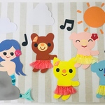浜辺でフラダンス ♪
