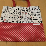 SALE・パンダちゃんのレッスンバッグ・ポケット・マチ付き(*^_^*)