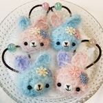ゆめかわうさぎちゃん♡ヘアゴム♡お花
