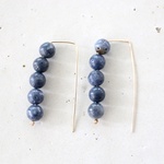 14KGF blue coral pierce[kgf3378]