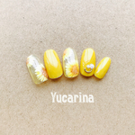 ネイルチップ ひまわり