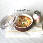 再販hand  made ミニチュア ドールハウス      コンビニのお昼ご飯　エビグラタン