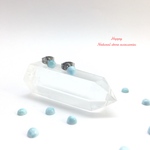 サージカルステンレス 天然石 4mm♡ラリマーのミニミニピアス♡