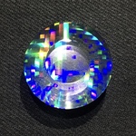 ホログラムガラス　タリスマン【ディスク型・クロスホロ】