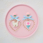 ♡meou♡イヤリング(ピアス)