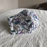リバティ動物柄立体マスク(涼感ガーゼグレー系)