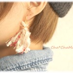 紅葉＊秋の彩　　タッセル　イヤリングorピアス