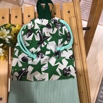  【再】惑星＆星30×22❤️持ち手付き巾着⭐️体操着袋、靴袋、上履き入れ、おむつ入れなどに⭐️男の子
