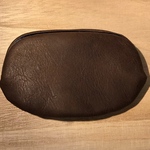 がま口タイプ　コインケース  焦げ茶色　