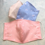 夏向きです。うさぎさんの立体マスクよりどり2枚700円です。