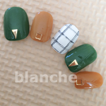 blanche★キャメル ネイル