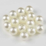 全品送料無料 コットンパール風ビーズ 約15個【約14mm】 pt-150909-3　