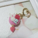 不思議の国のアリス♡マカロンキーホルダー【ピンク】