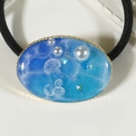 海月の世界　ヘアゴム  レジン