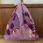 ポケット、まち付き風呂敷のあずま袋　