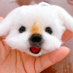 ペキニーズポンポン☆犬ポンポン　犬ぽんぽん　動物ポンポン