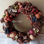 八ヶ岳〜静かな森の木の実Wreath04