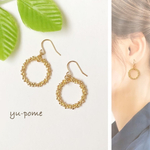つぶつぶリングのイヤリング/ピアス